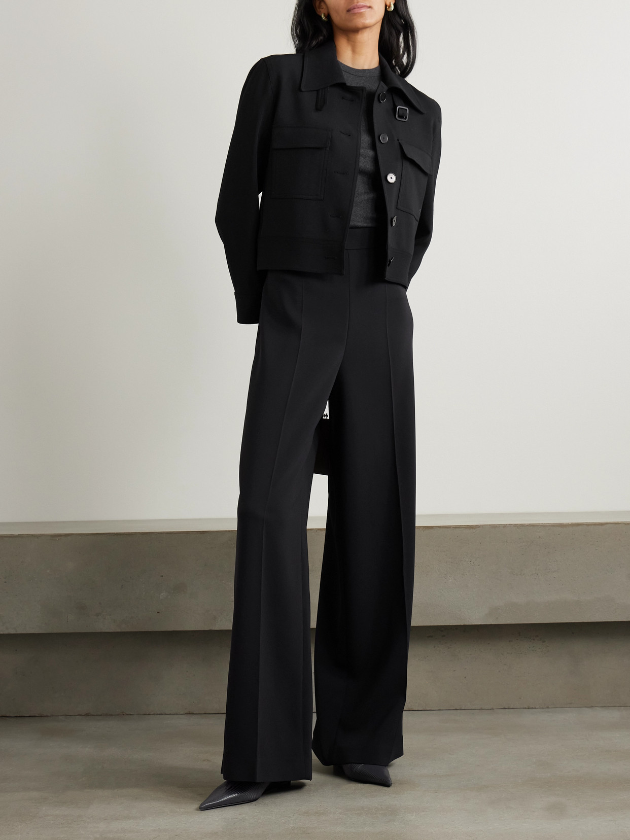 Joseph Mistral Twill Jacket In Black