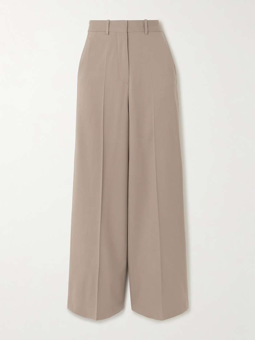 Joseph Alana Wool-blend Twill Wide-leg Pants