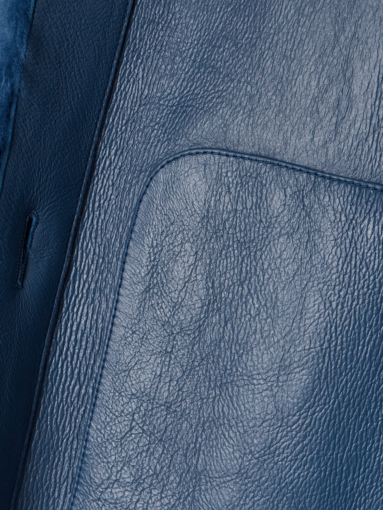 Joseph Alloway Reversible Shearling Jacket In Blue