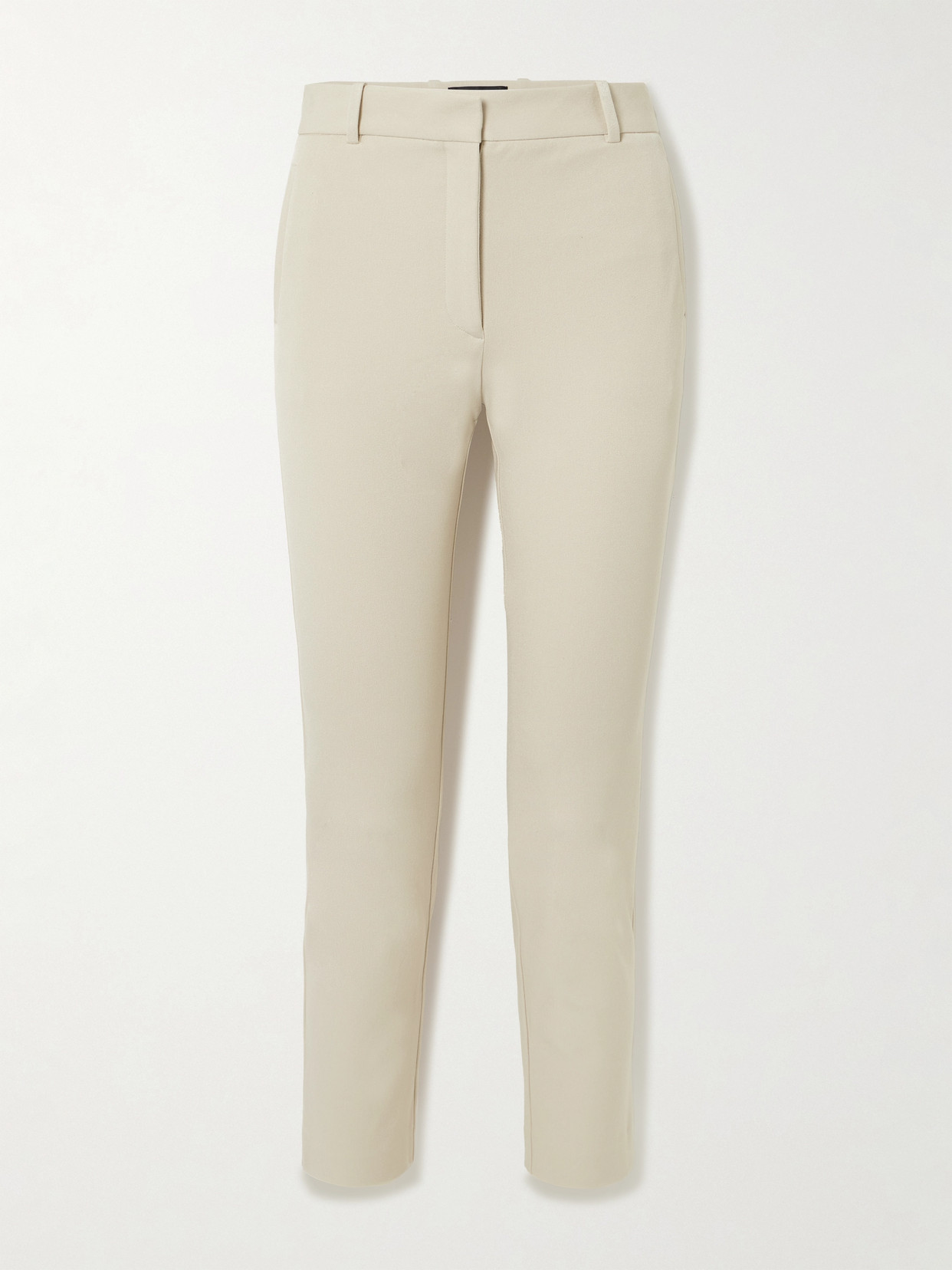 Joseph Eliston Gabardine Tapered Pants In Neutrals