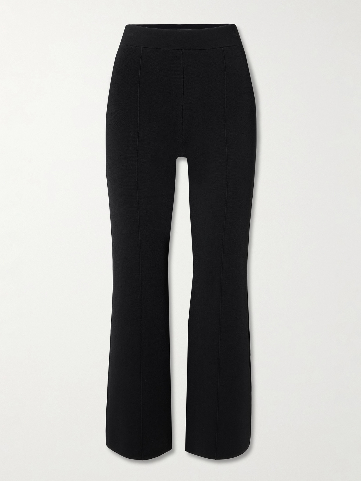 Joseph Milano Stretch-knit Flared Pants In Black