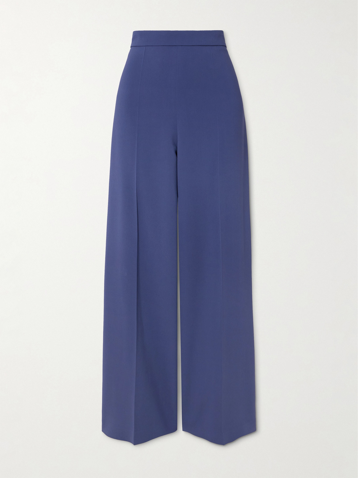 Joseph Alane Pleated Cady Wide-leg Pants In Blue