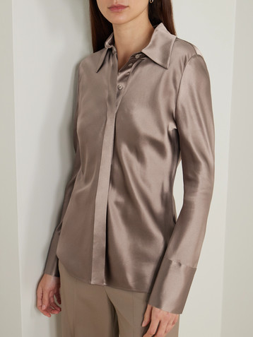 JOSEPH Brunel silk-satin shirt