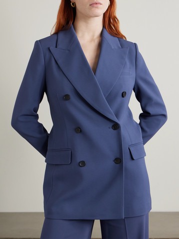 JOSEPH Valery double-breasted cady blazer