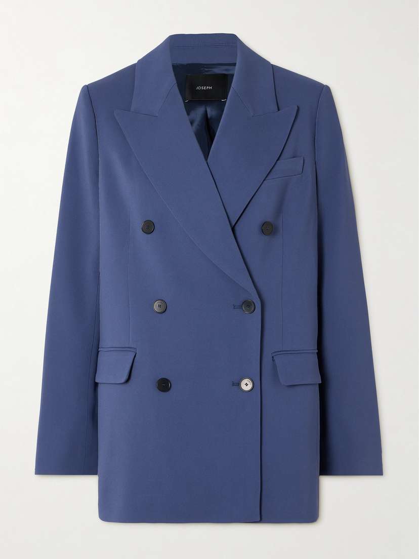 Joseph Valery Double-breasted Cady Blazer
