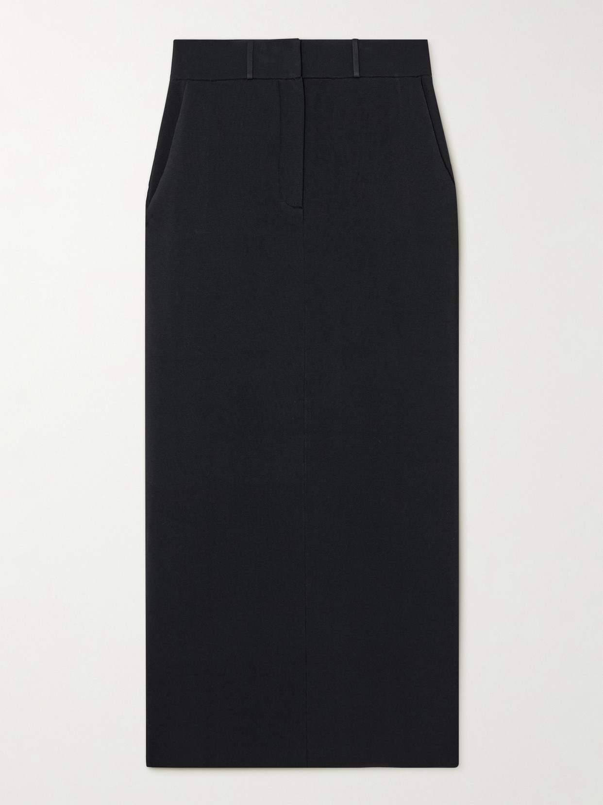 Joseph Womens Black Milano Stretch-knit Maxi Skirt Xs
