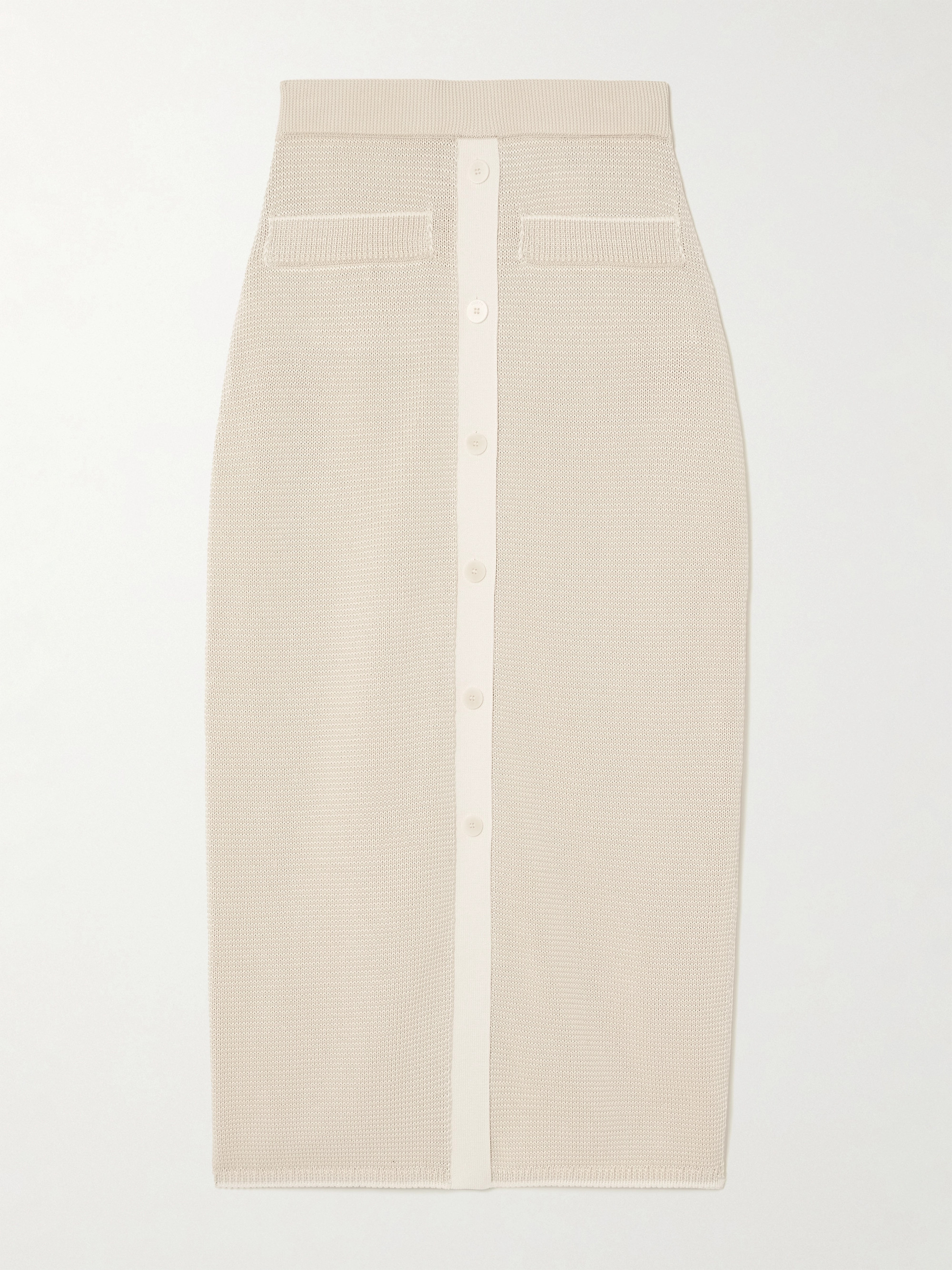 JOSEPH Cotton midi skirt