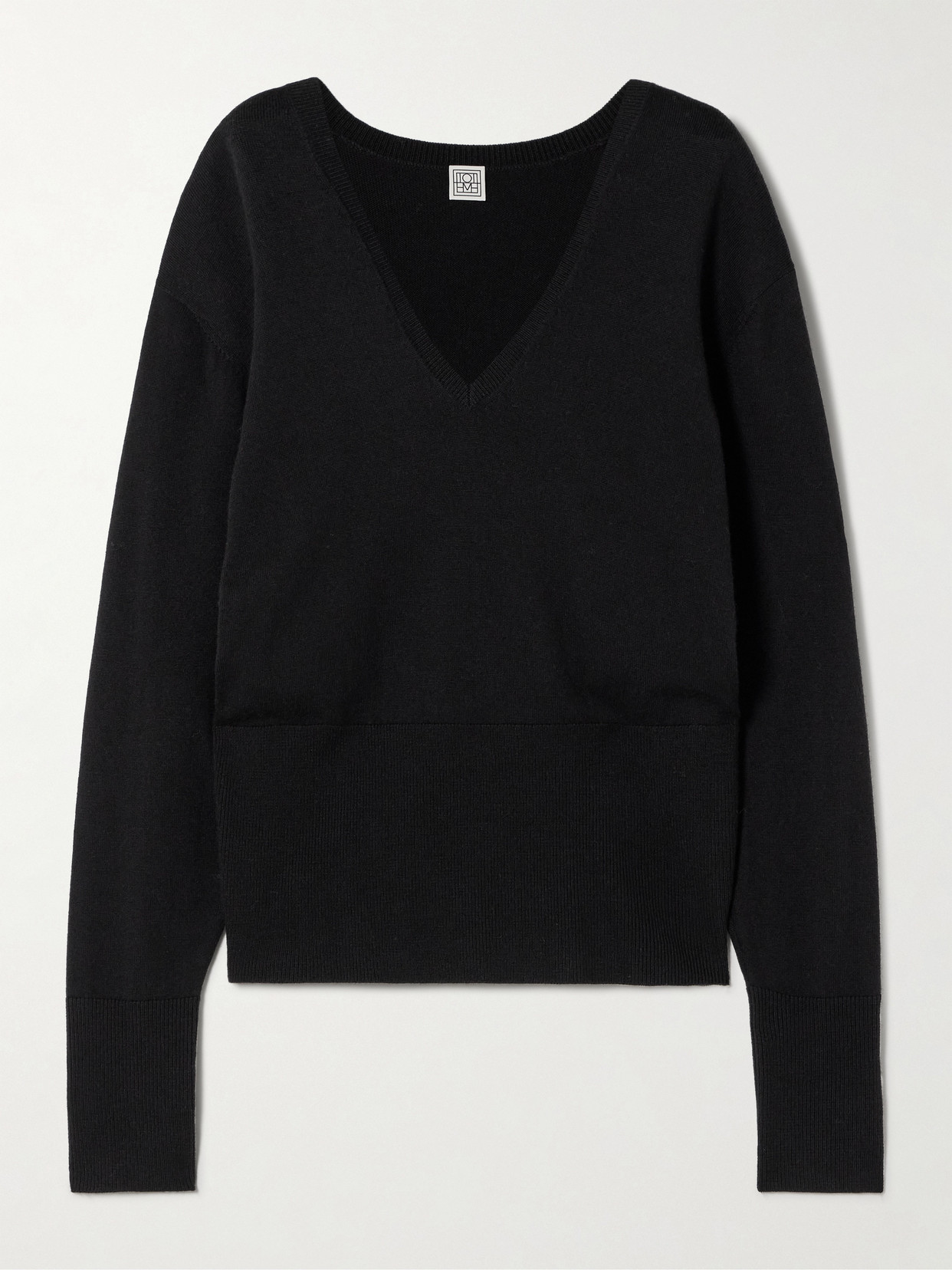 TOTEME - Wool-blend Sweater - Black