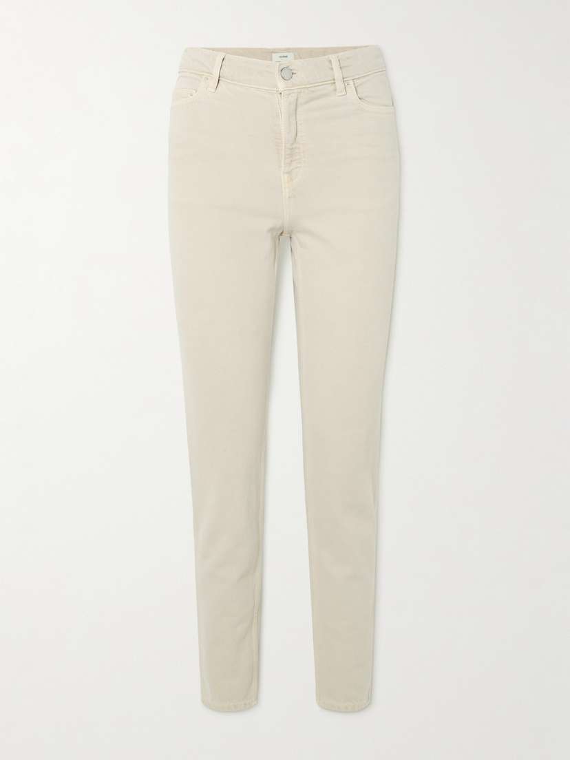 Toteme — Low-rise slim-leg organic jeans