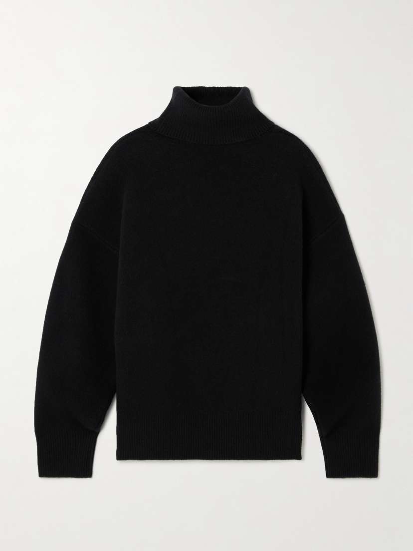 TOTEME Oversized Wool-blend Turtleneck Sweater