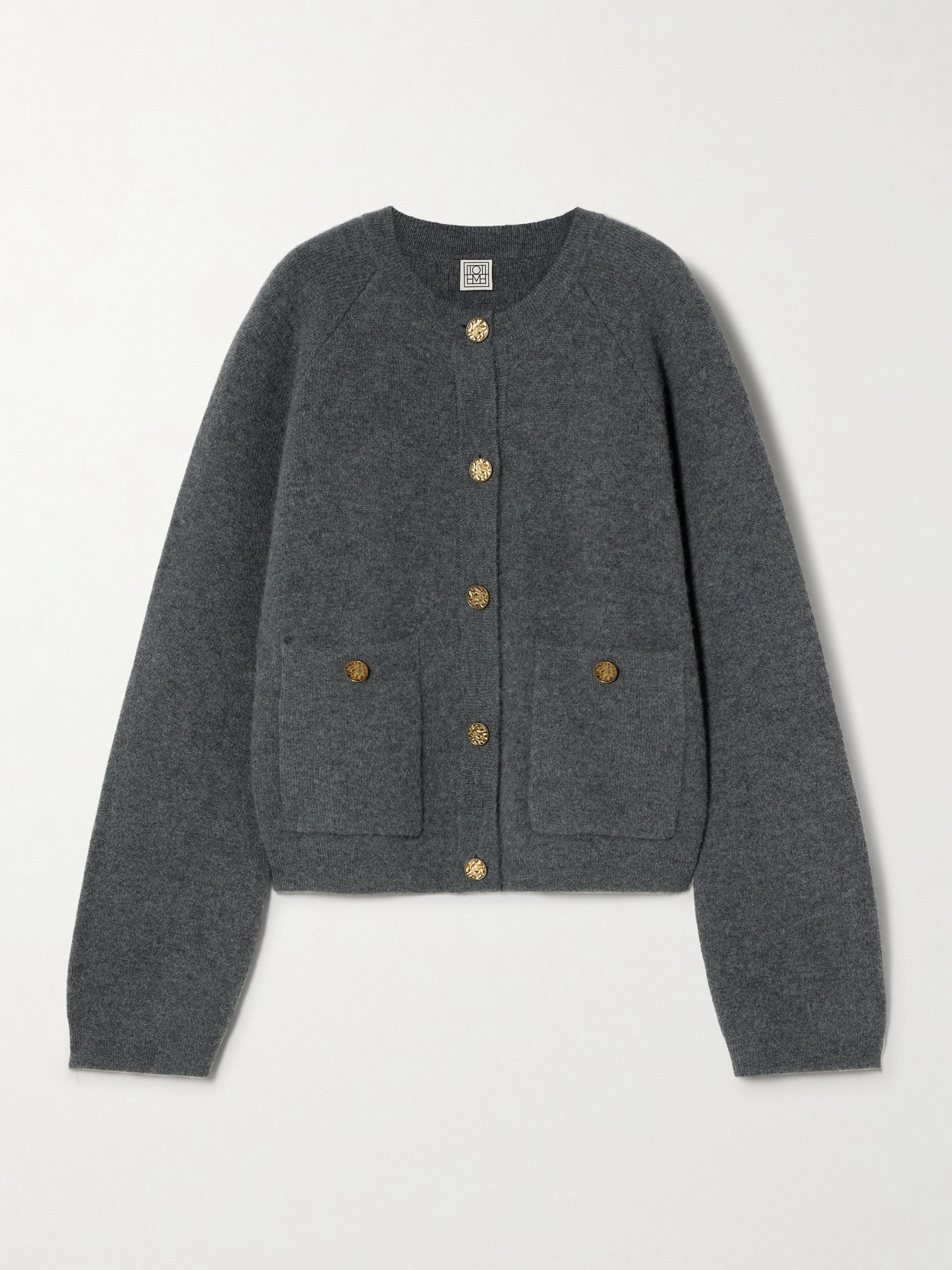 TOTEME - Wool-blend Cardigan - Gray