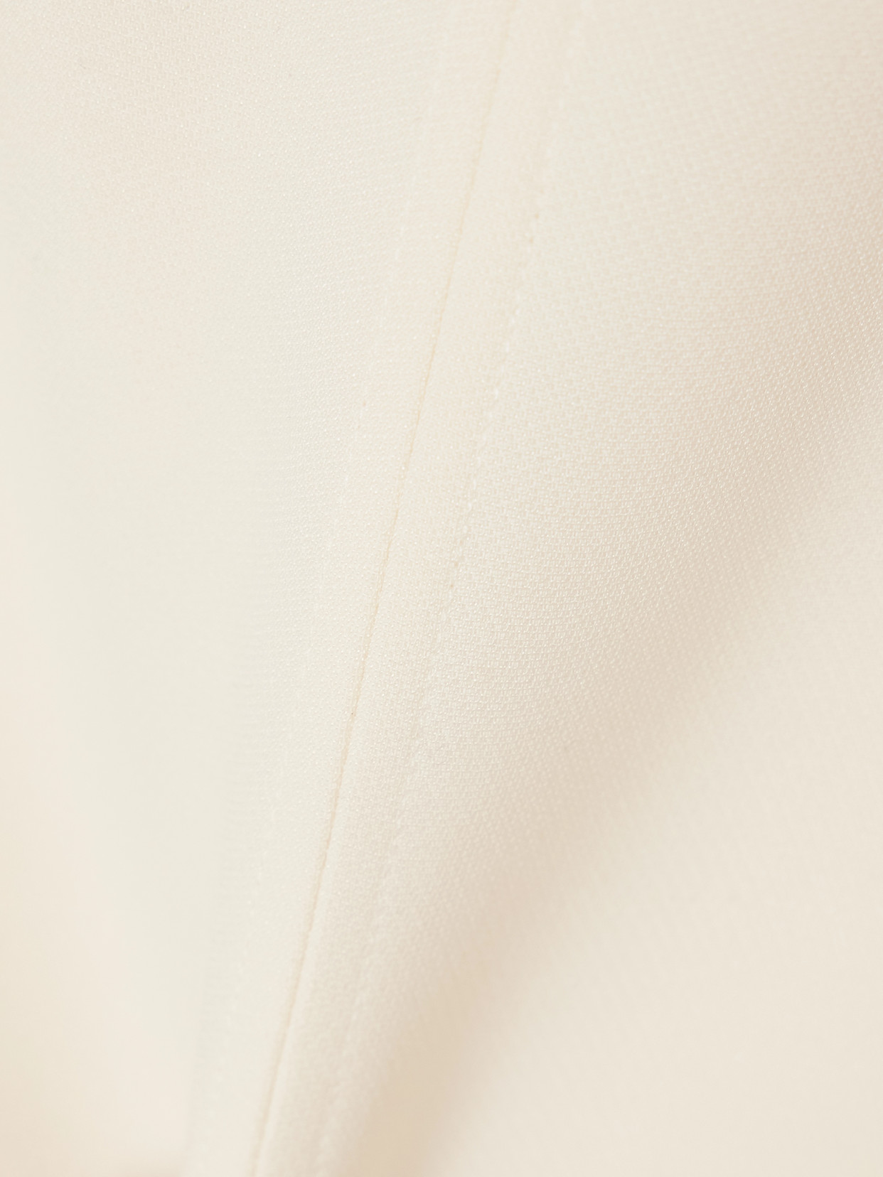 Totême Paneled Wool And Silk-blend Top In Cream