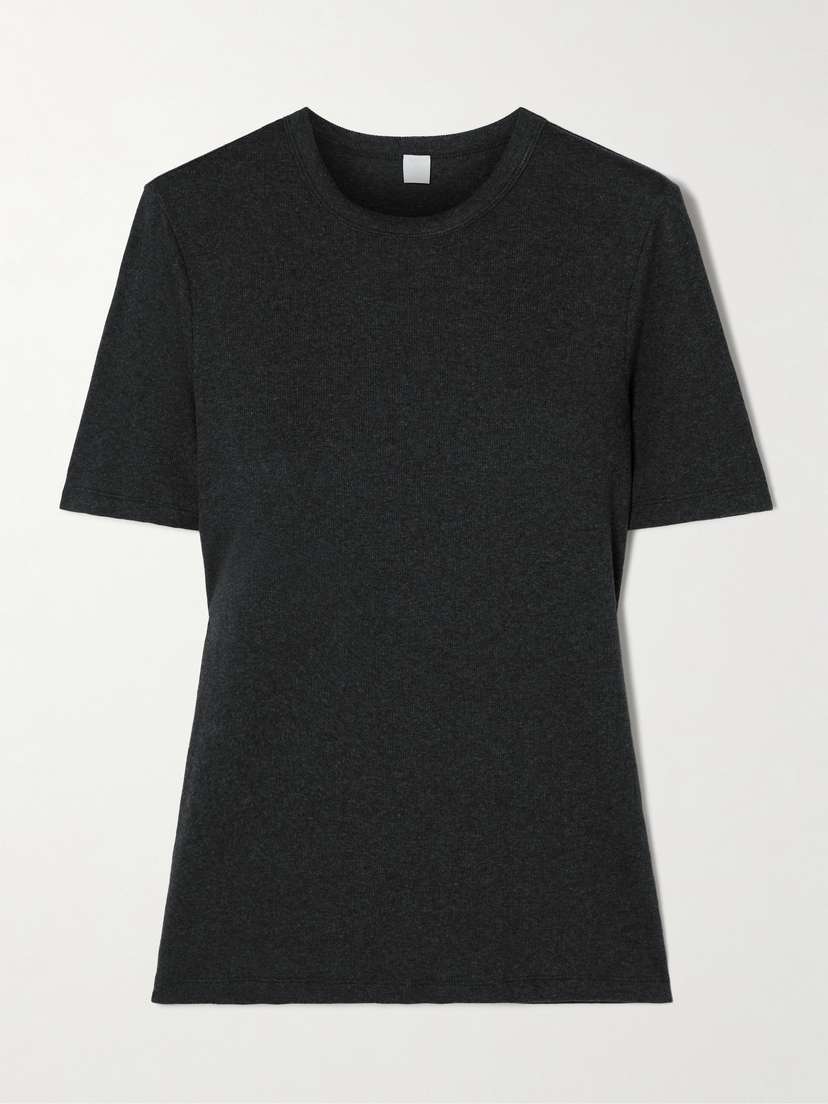 TOTEME Ribbed Stretch Organic Cotton-jersey T-shirt