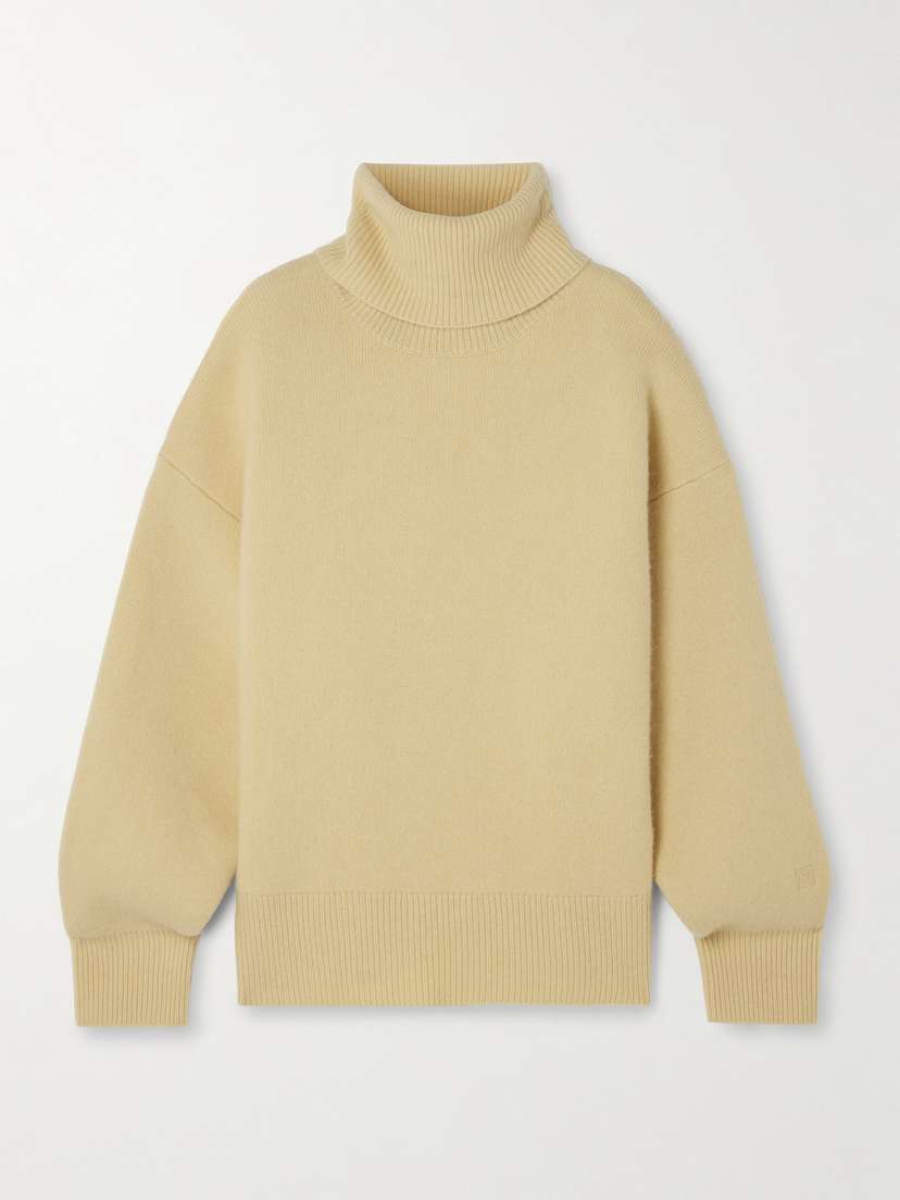 TOTEME Oversized Wool-blend Turtleneck Sweater