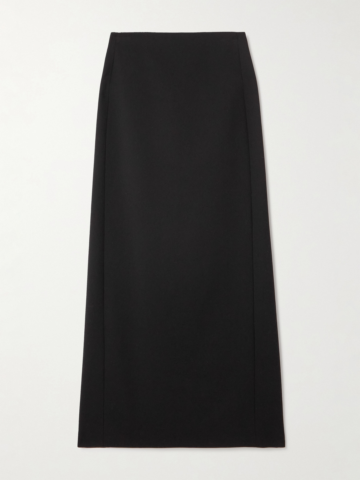 Wardrobe.nyc Grain De Poudre Wool Maxi Skirt In Black