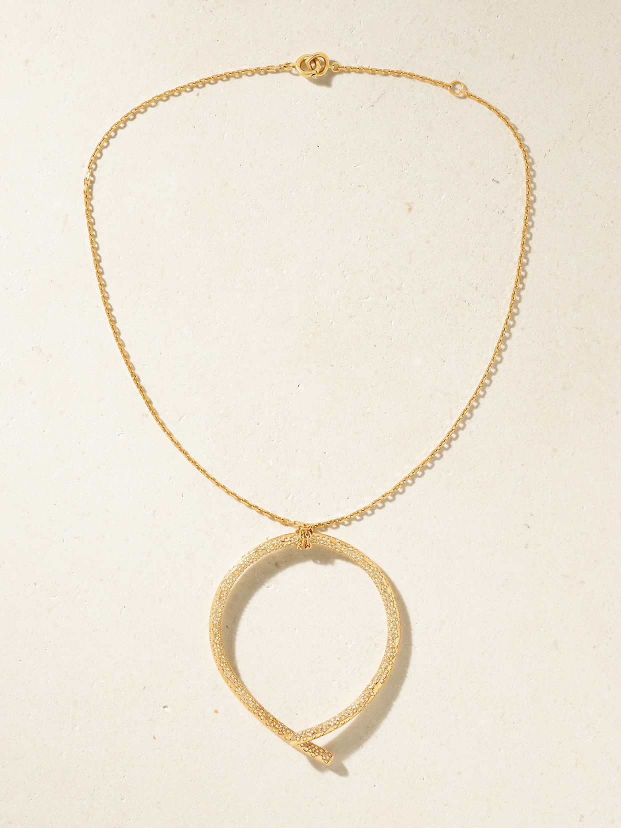 Tabayer Oera 18-karat Gold Diamond Necklace