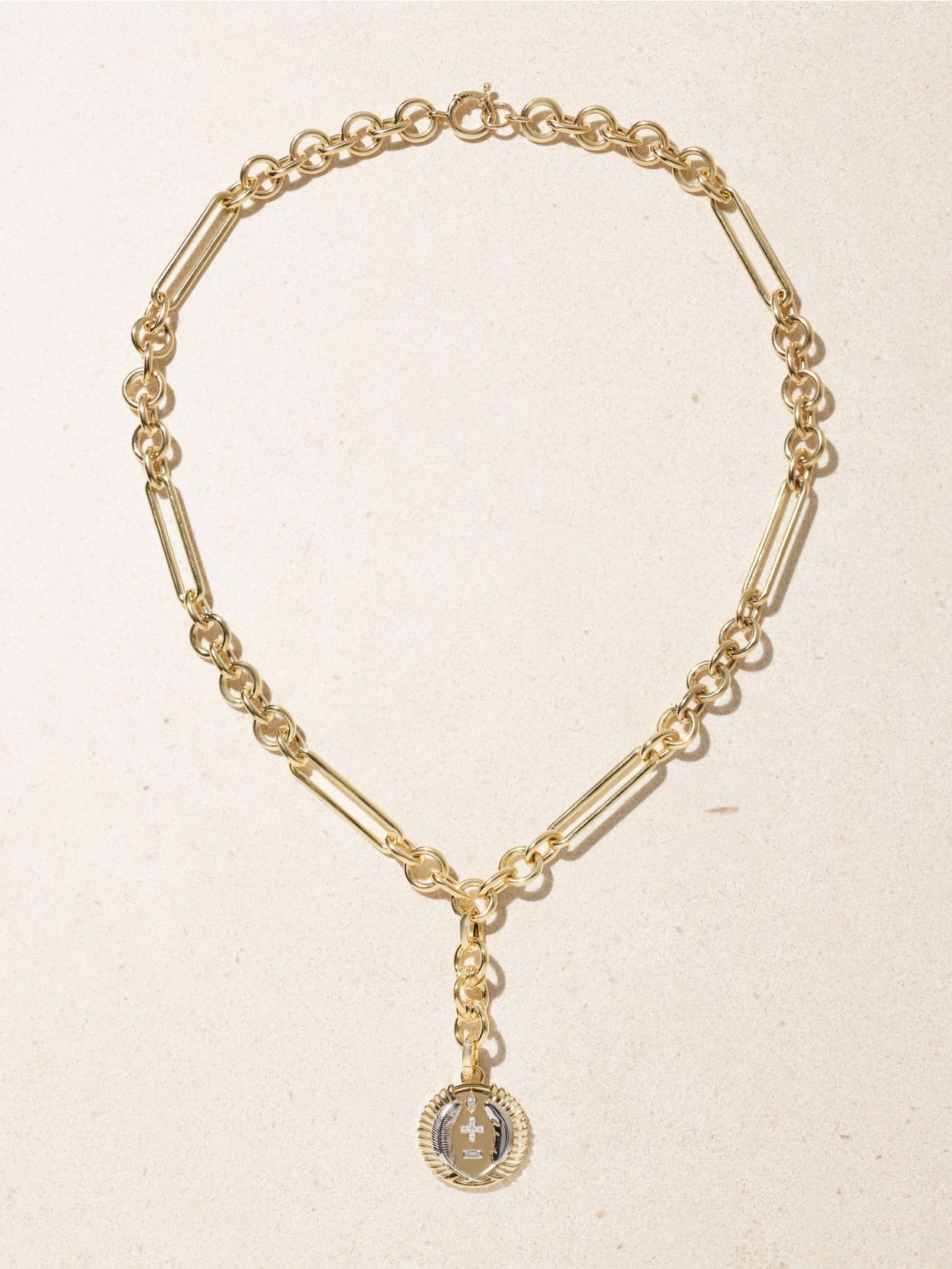 Foundrae Vivacity 18-karat Gold Diamond Necklace