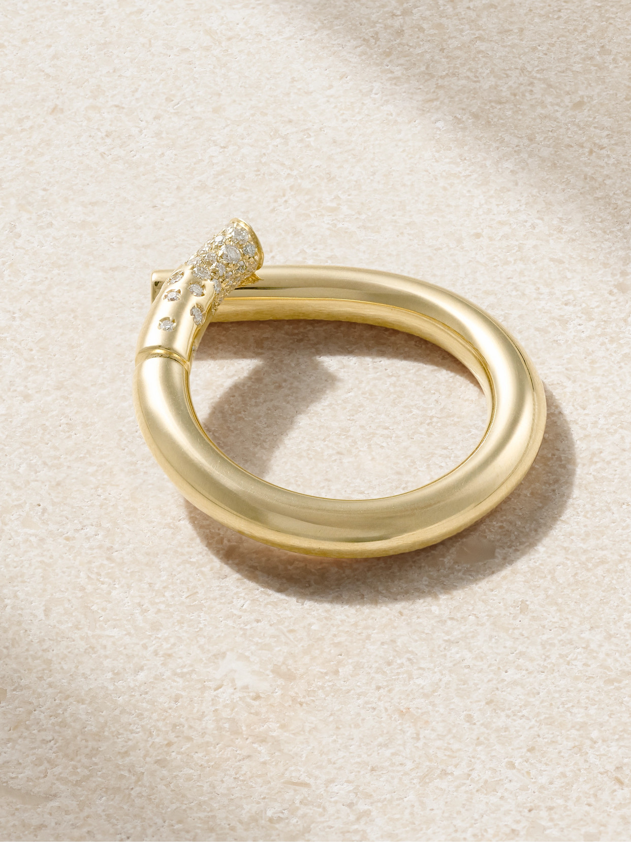 Tabayer Oera 18-karat Gold Diamond Ring In Gold