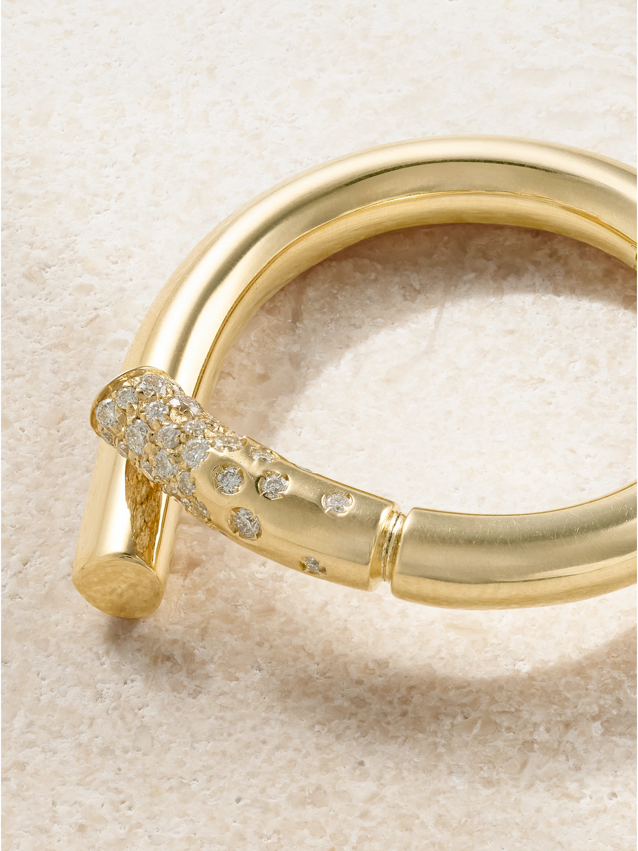 Tabayer Oera 18-karat Gold Diamond Ring In Gold