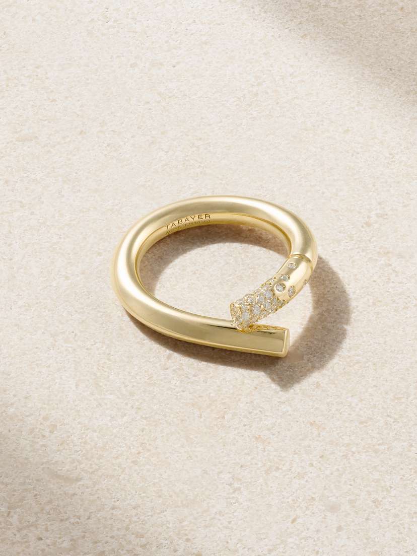 TABAYER Oera 18-karat Gold Diamond Ring
