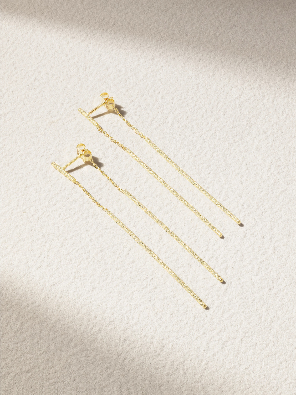 Carolina Bucci Florentina Magic Wand 18-karat Gold Earrings