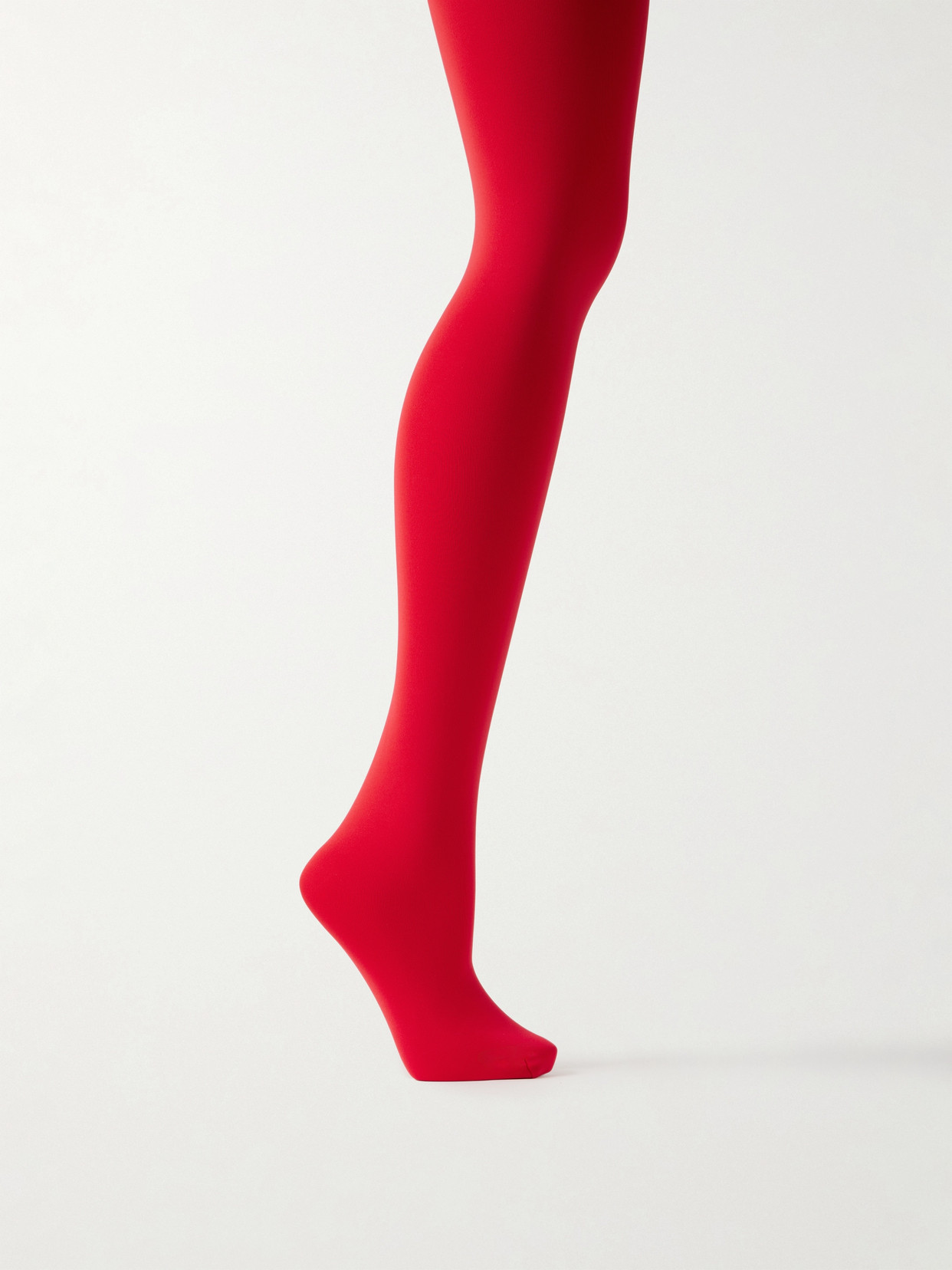 Wardrobe.nyc Red Opaque Leggings