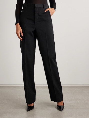 Wardrobe.NYC Wool-twill straight-leg pants