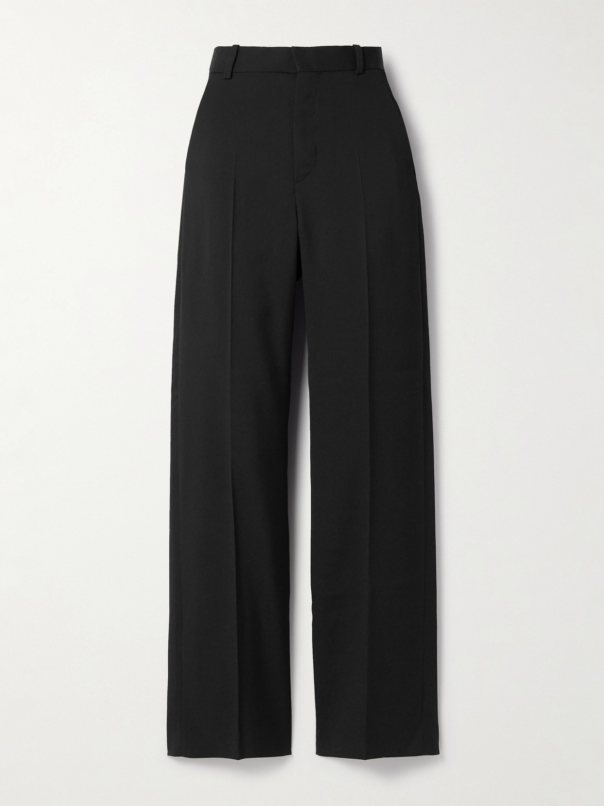 Wardrobe.nyc Wool-twill Straight-leg Pants In Black
