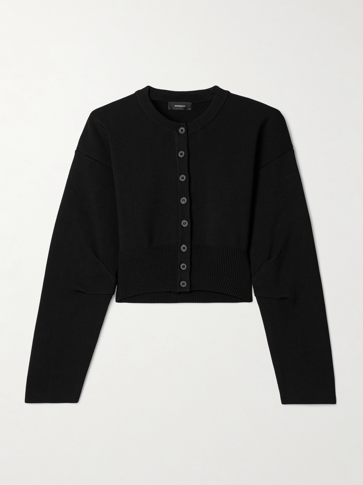 Wardrobe.nyc Knitted Cardigan In Black