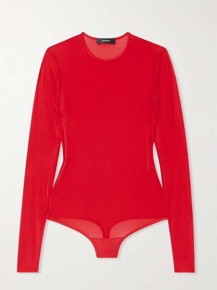 Wardrobe.NYC Stretch-jersey Thong Bodysuit