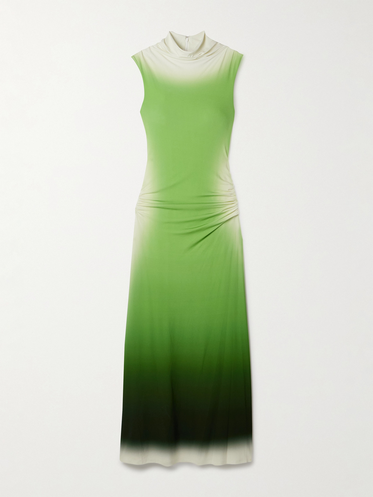 Simkhai Aldina Sleeveless Midi Dress In Green