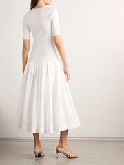 PATTON PARK BLUE WOVEN MIDI DRESS