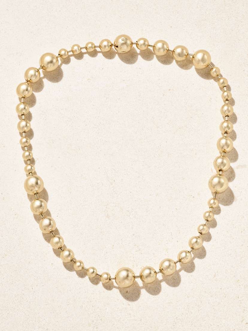 Retrouvaí Cascading Domino 14-karat Gold Necklace