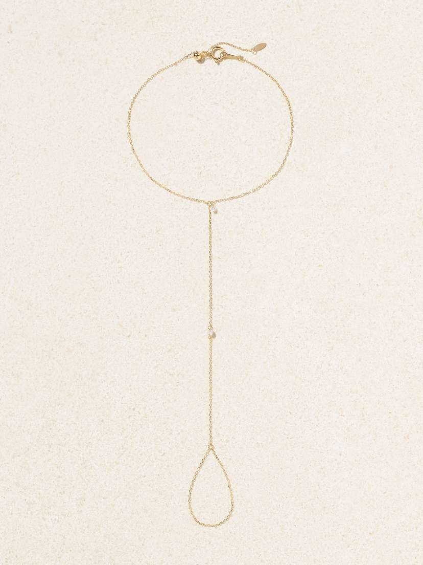 Persée Danaé 18-karat Gold Diamond Hand Bracelet