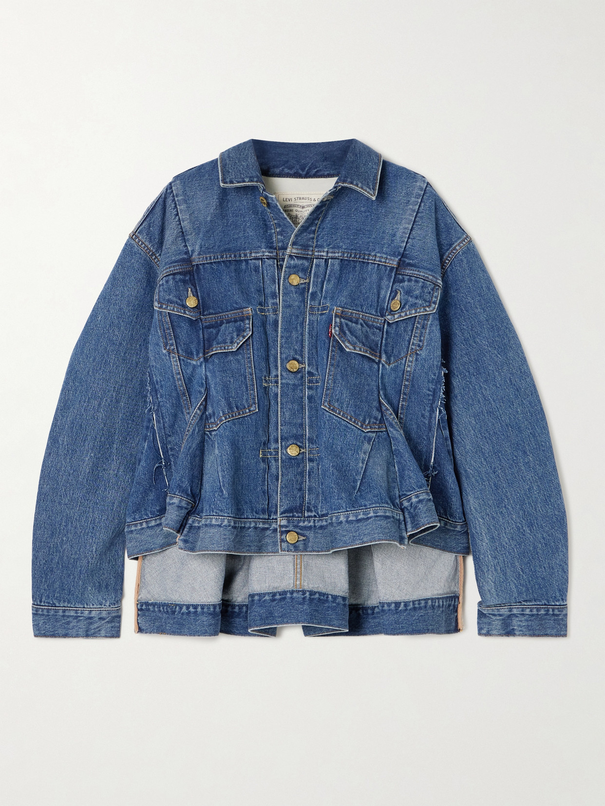 Sacai + Levi's Pleated Denim Jacket