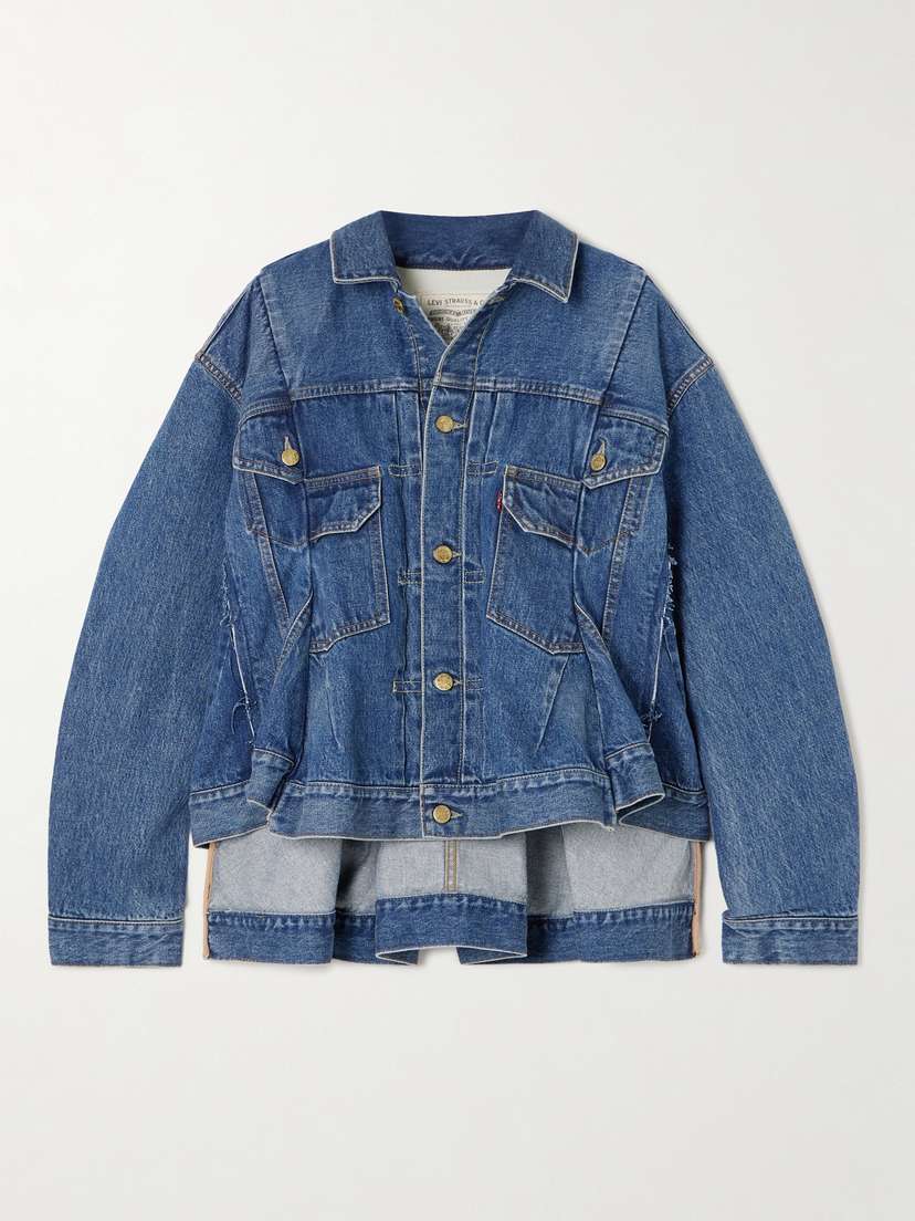 Sacai + Levi's Pleated Denim Jacket