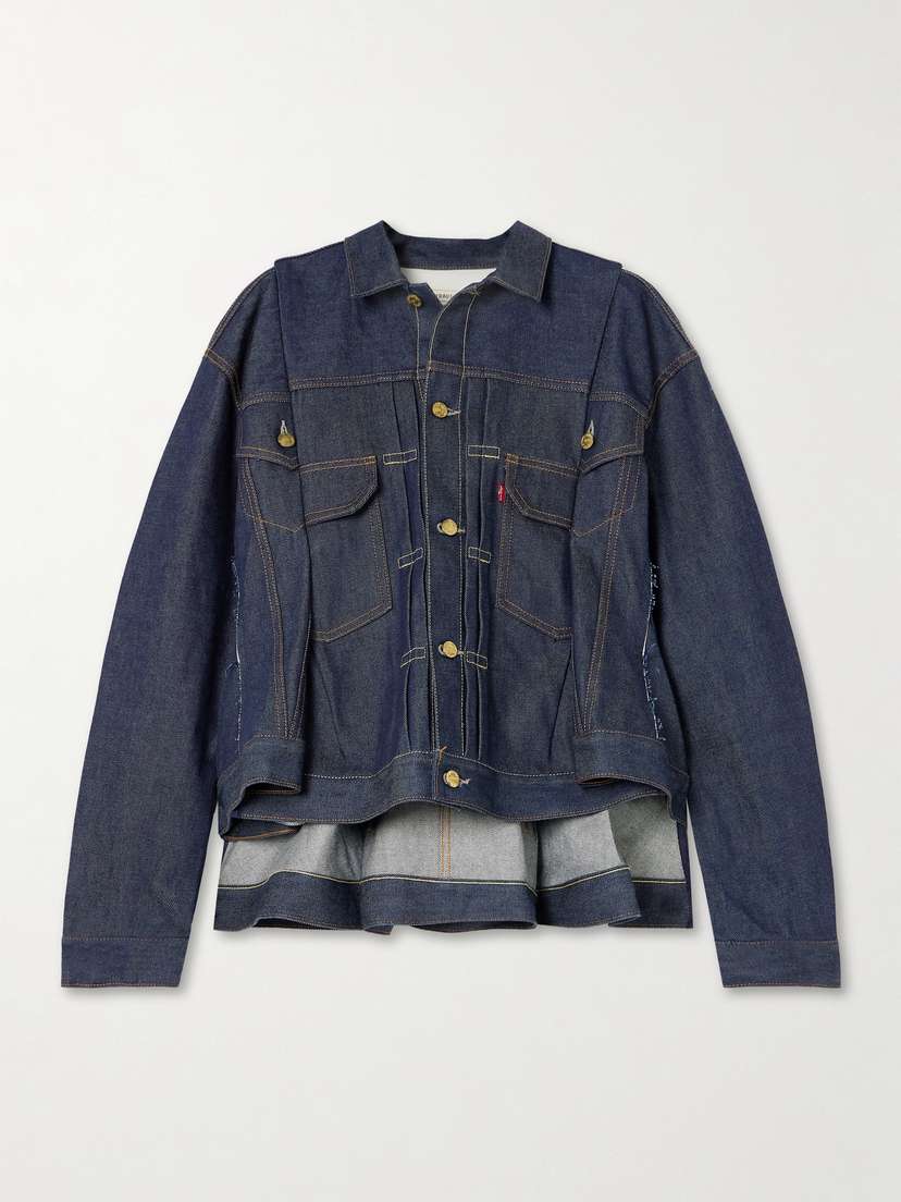 Sacai + Levi's Pleated Denim Jacket