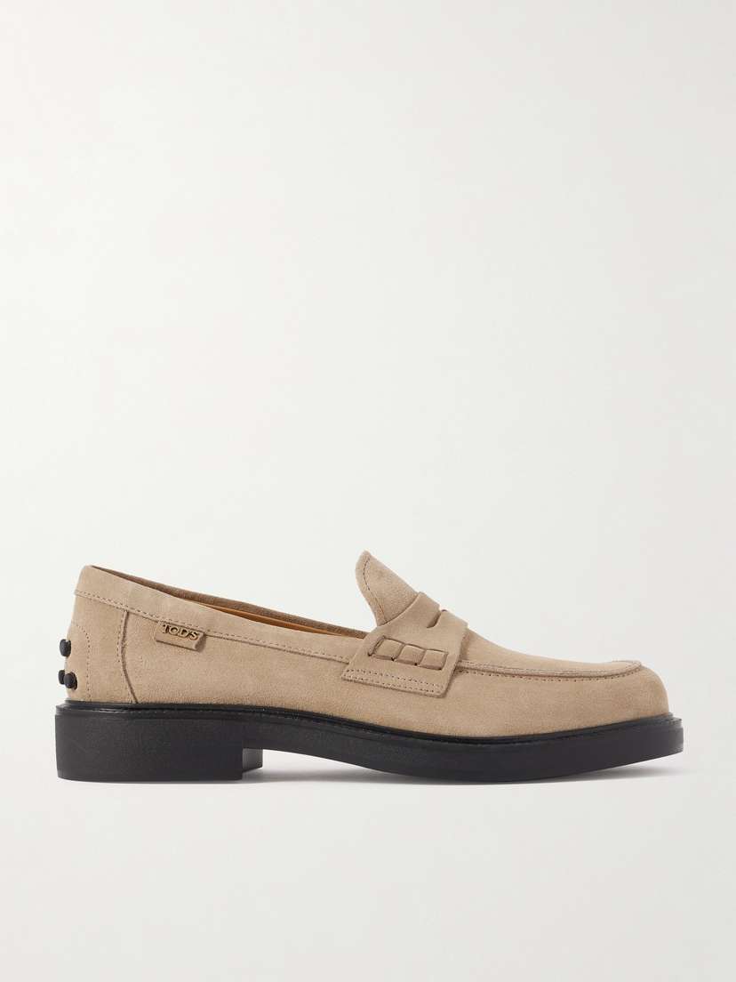 Tod's Gomma Suede Loafers