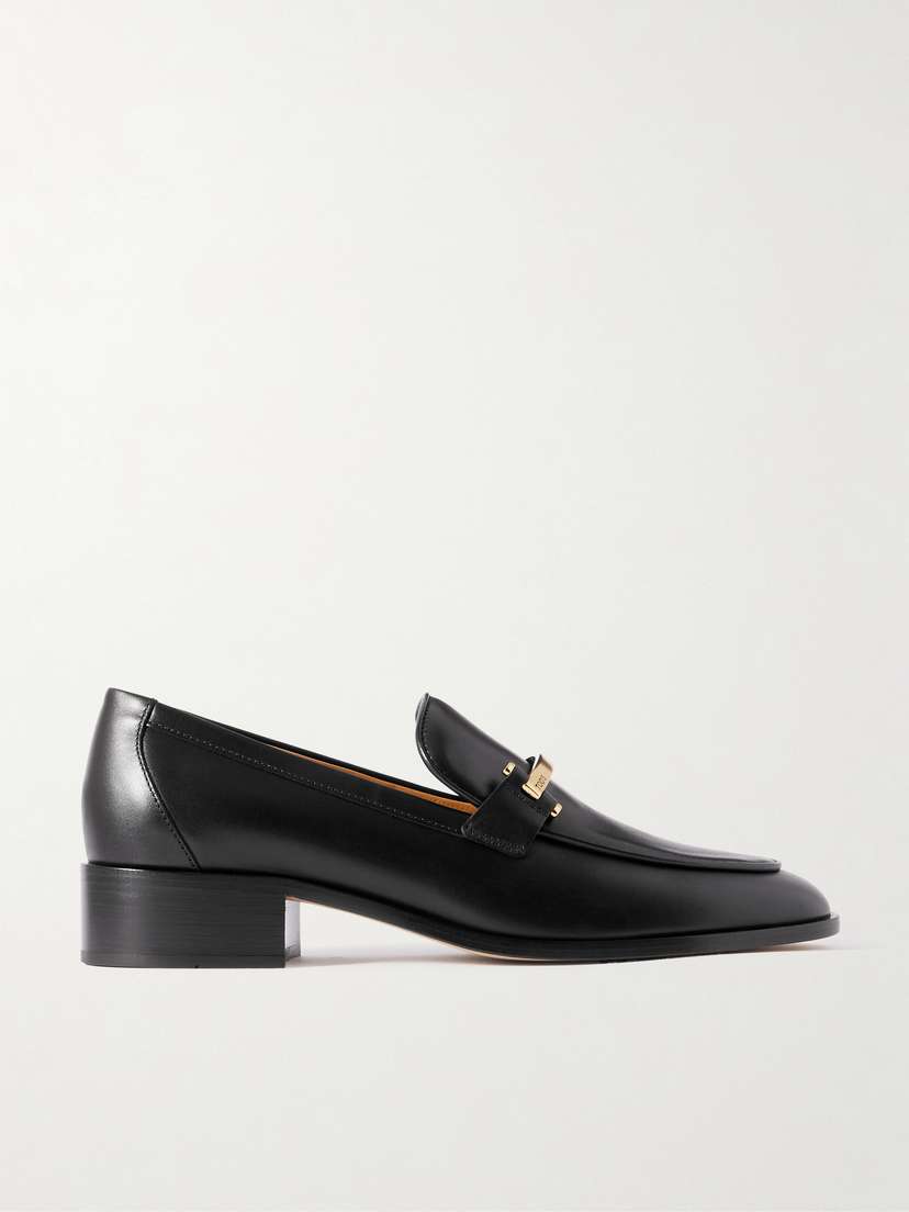 Tod's Embellished Leather Loafers