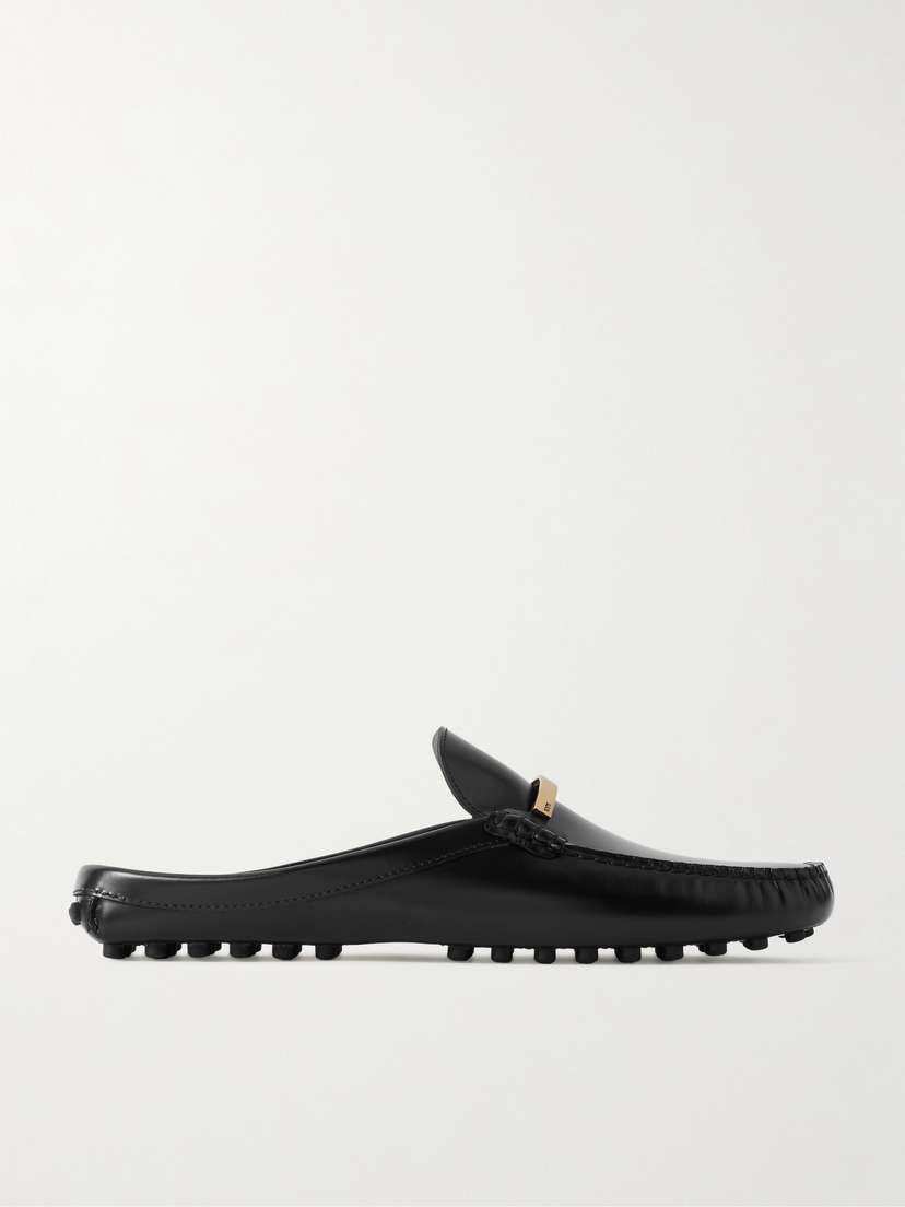 Tod's Gommino 22l Embellished Leather Slippers