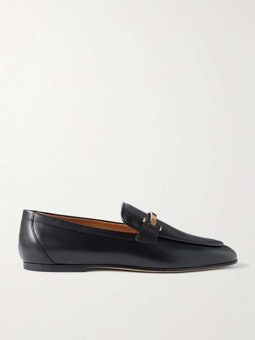 Tod's Embellished Leather Loafers