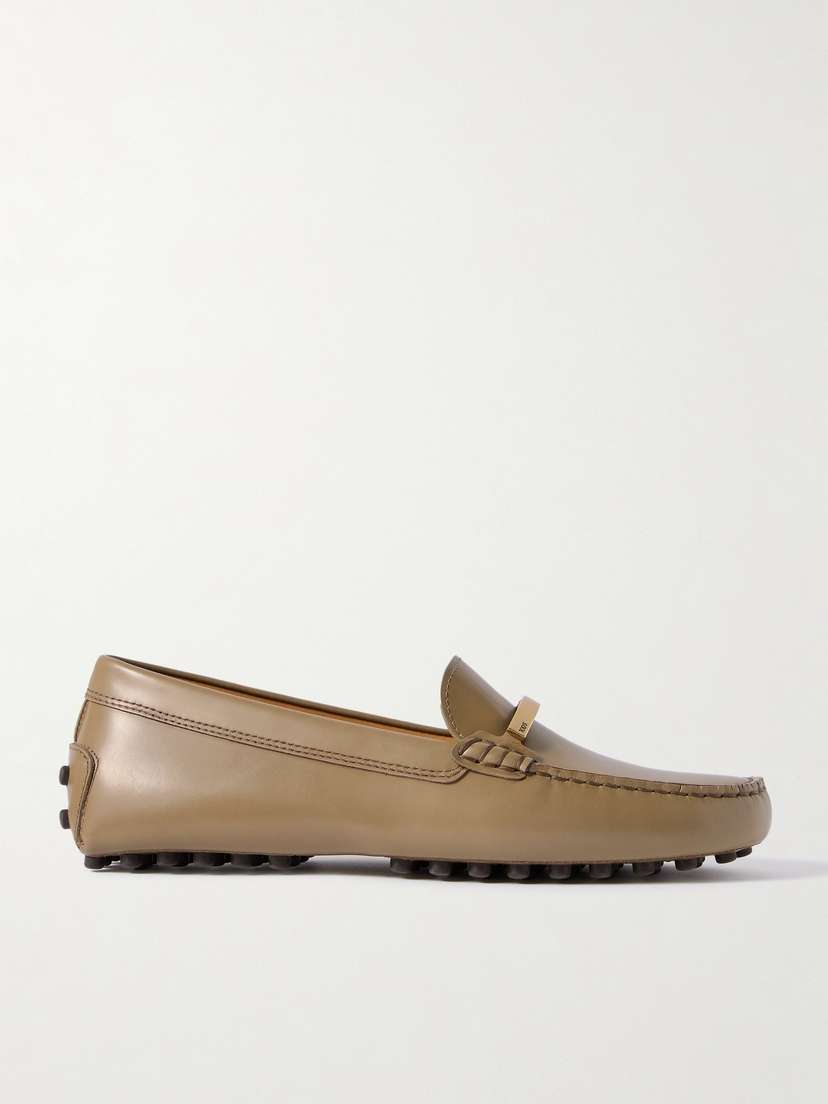 Tod's Gommino Embellished Leather Loafers