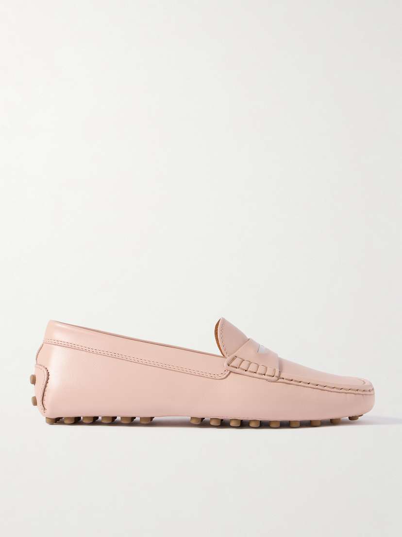 Tod's Gommino Embellished Leather Loafers