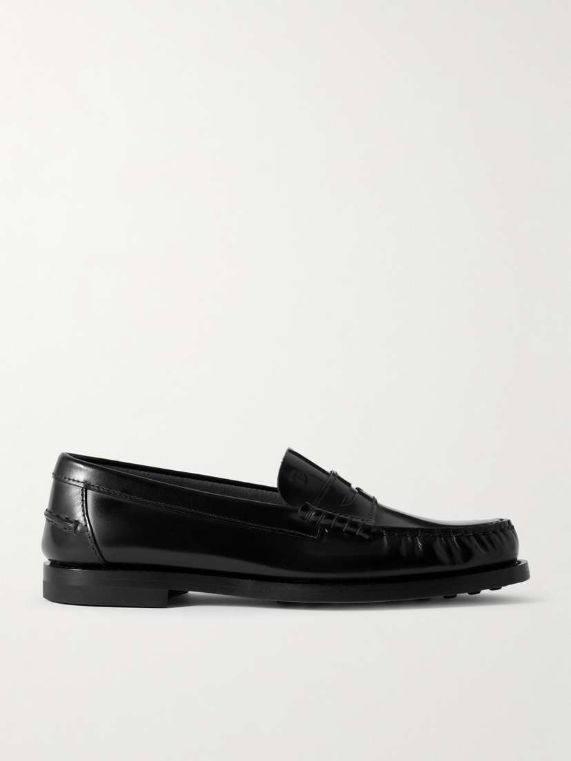 Tod's Gathered Leather Loafers