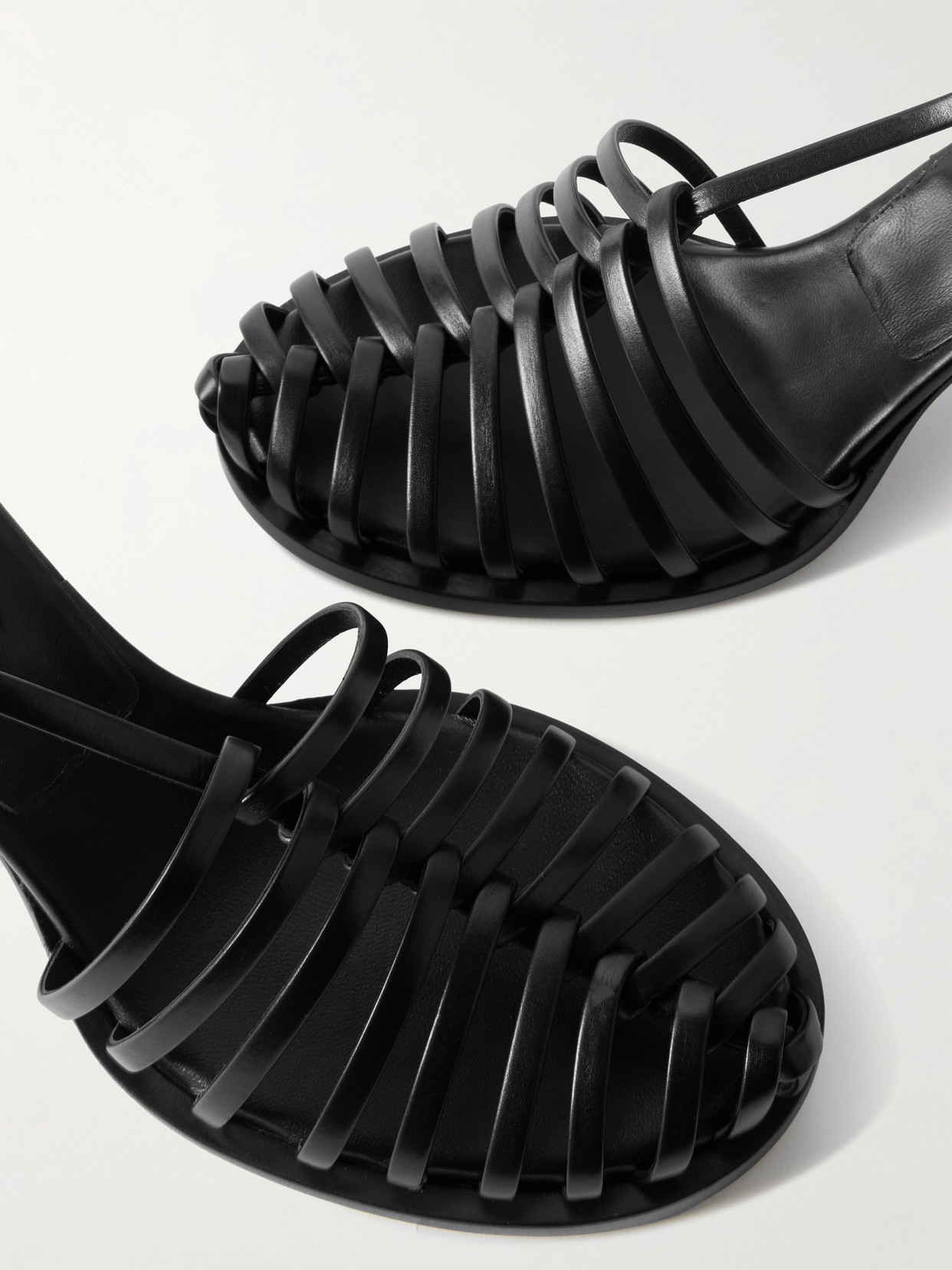 Tod's 75mm Leather Sandals In Black