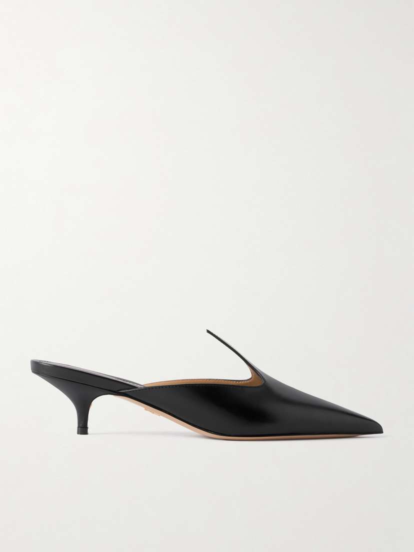 Ferragamo Dorye Leather Mules