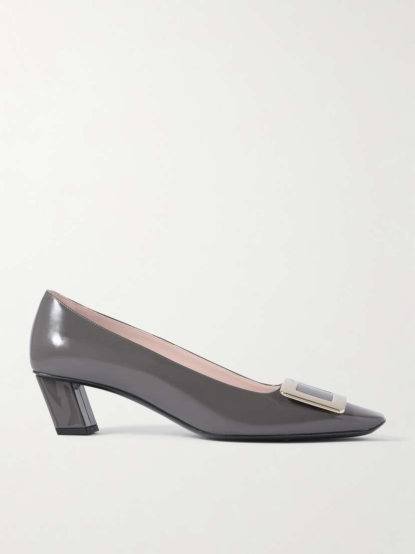 Roger Vivier Belle Vivier 45 Patent-leather Pumps