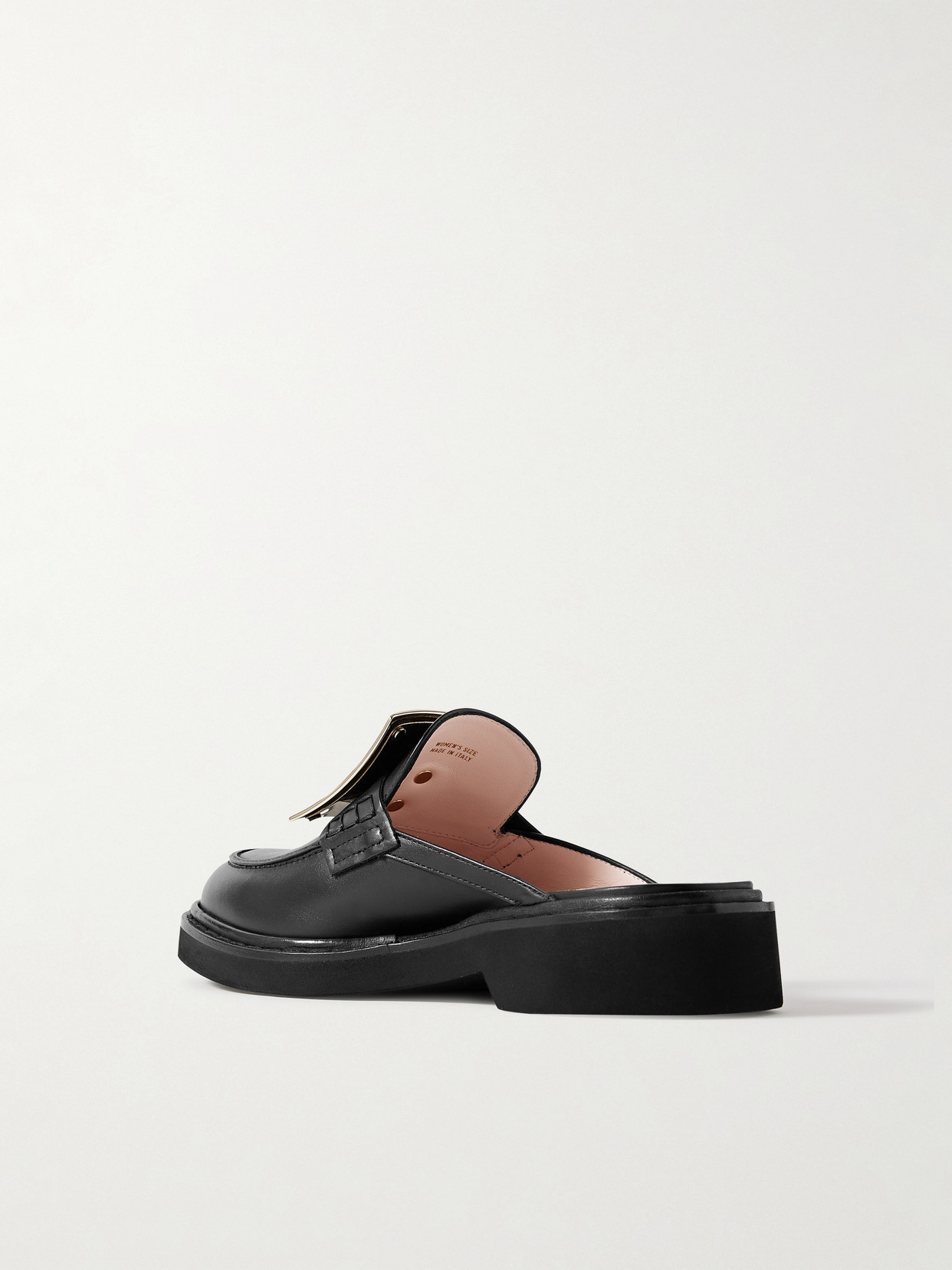 Viv Rangers Embellished Leather Slippers