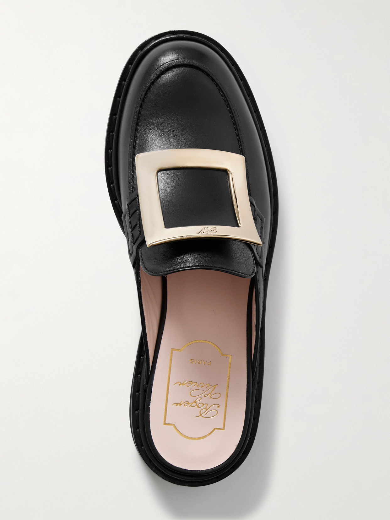 Viv Rangers Embellished Leather Slippers