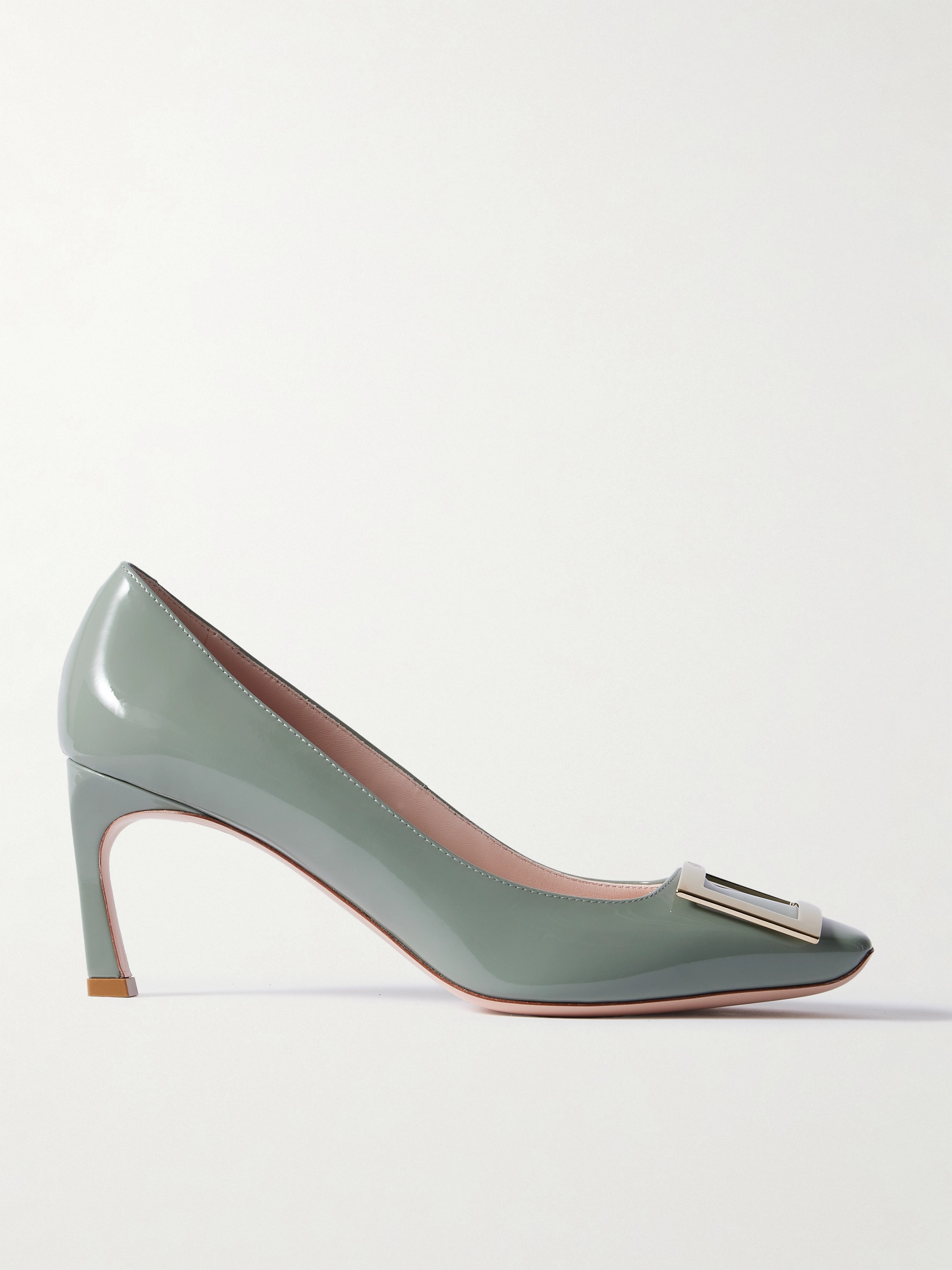 ROGER VIVIER - Belle Vivier Trompette 70 patent-leather pumps | Plush